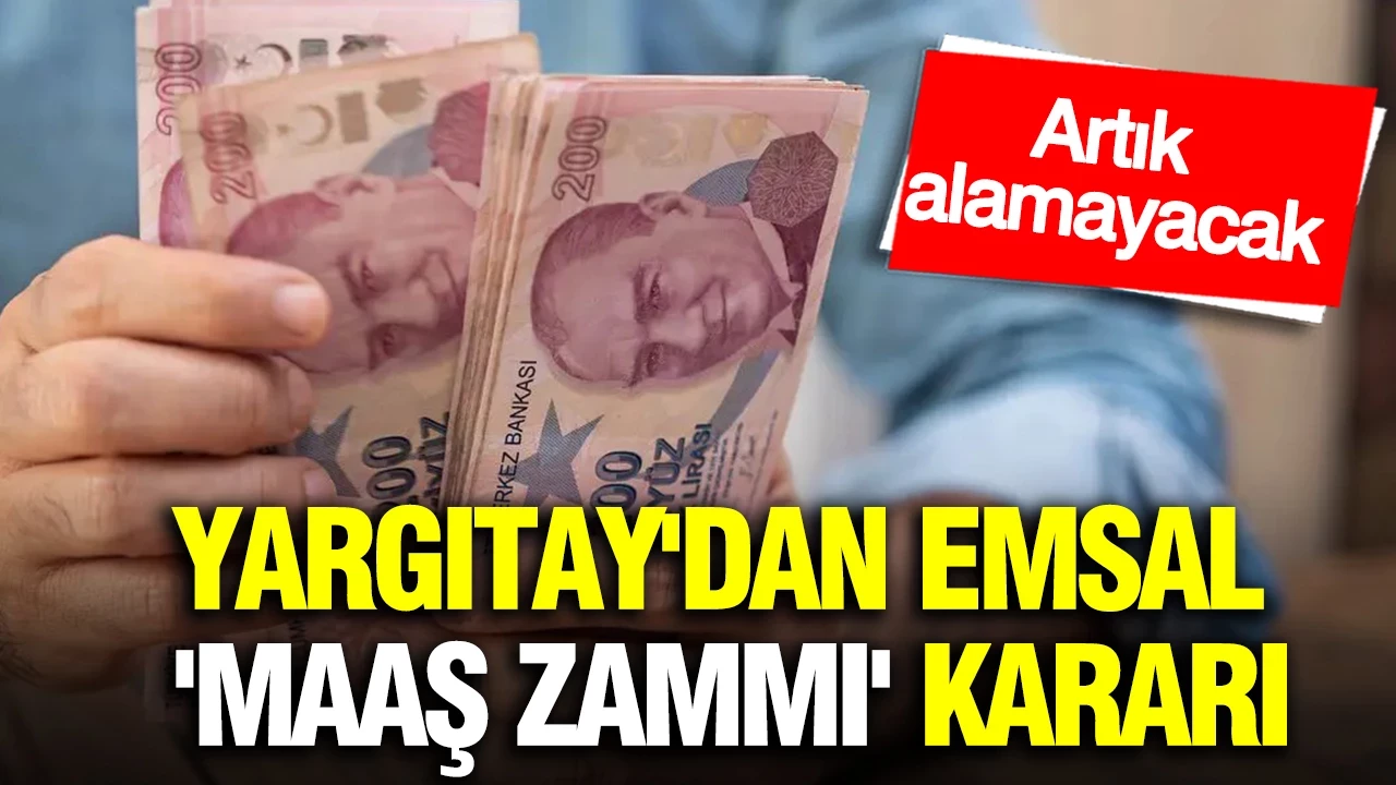 Sözleşmesinde o madde olmayan maaş zammı alamayacak