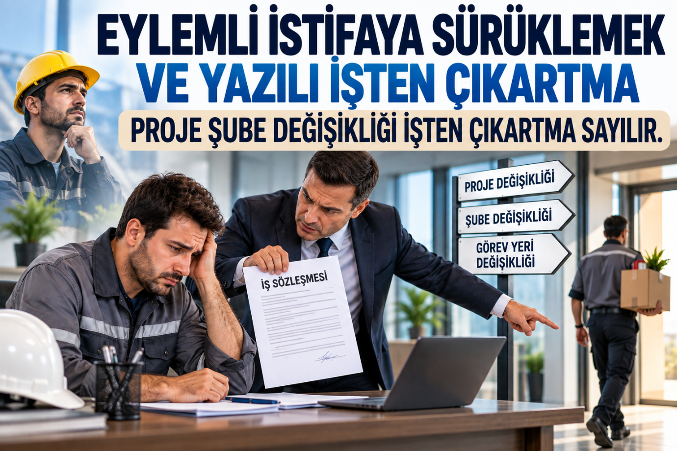 İŞÇİNİN PROJE, ŞUBE VE GÖREV YERİ DEĞİŞİKLİĞİNE İHTARNAMESİ