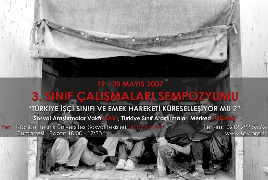 Türkiye'de işçi sınıfı ve emek hareketi küreselleşiyor
