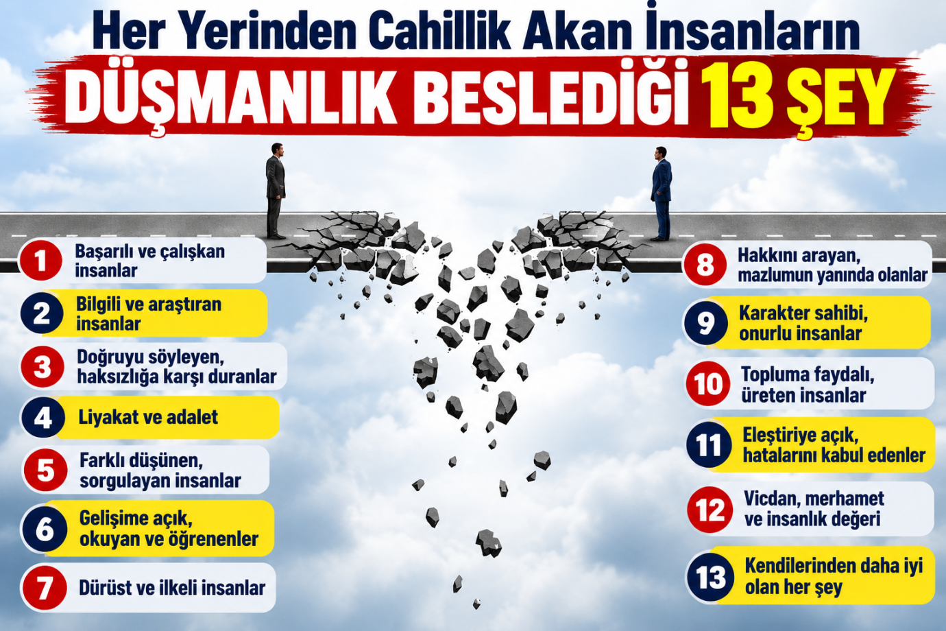 Cahillik Akan İnsanların Düşmanlık Beslediği Şey nedir