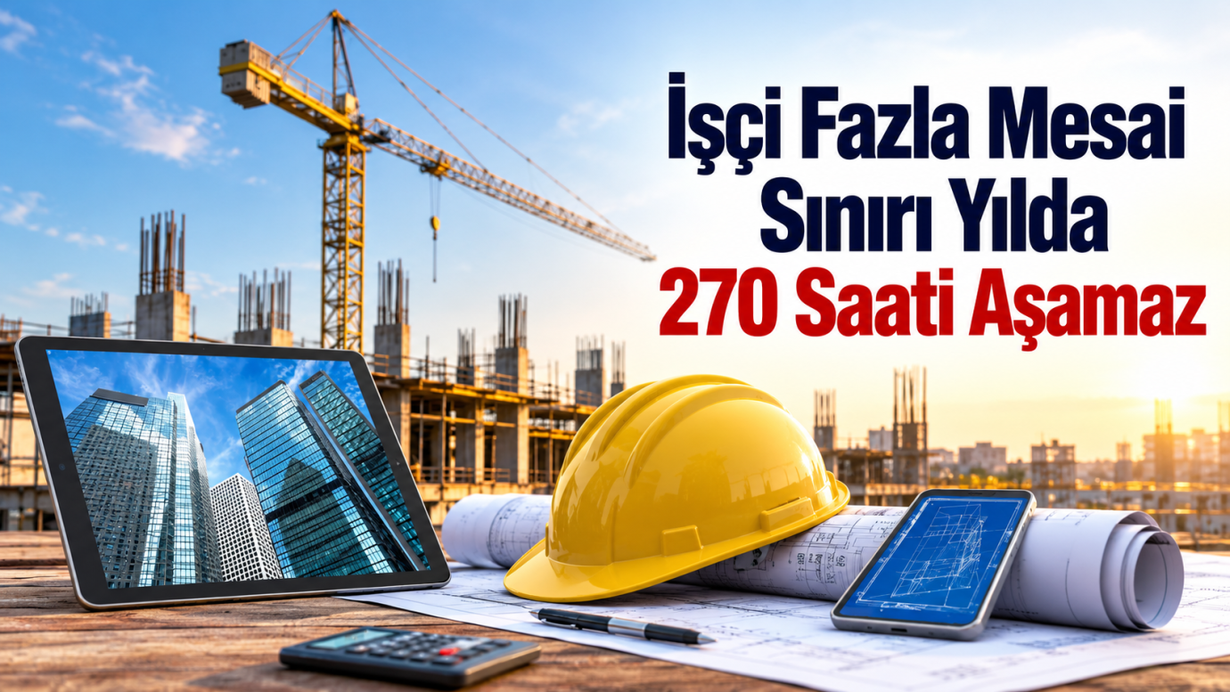 İşçi Fazla mesai Sınırı yılda 270 saati aşamaz