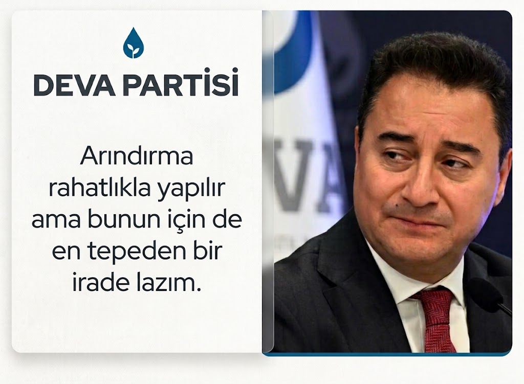 Ali Babacan'dan iktidara arınma çağrısı