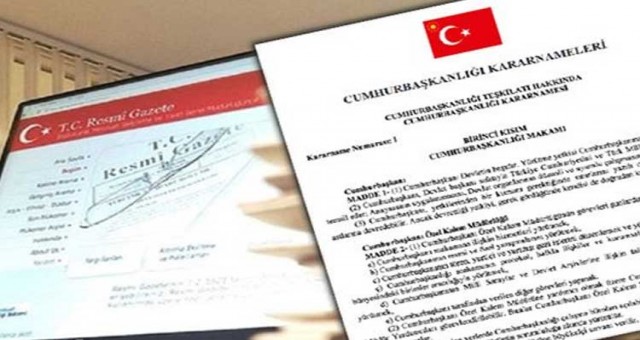 Cumhurbaşkanlığı kararnameleri, TBMM'de çıkan yasalardan 3 kat fazla madde içeriyor.