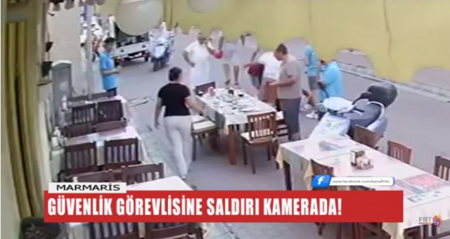 Özel Güvenlik Görevlisine Saldırı Kamerada
