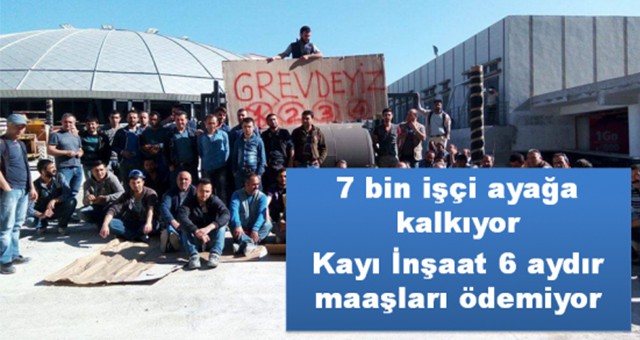 Kayı İnşaat’ın Cezayir’deki ödenmeyen maaşları nedeniyle greve başladı