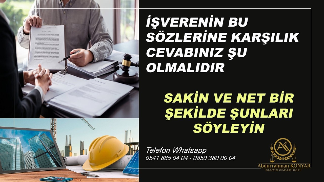 İşveren Bunu Yapmaya Mecbursun Savunmanı Hemen Ver İstifa Et İmza At Dediğinde Ne Gibi Hakkınız Var