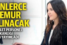 Personel Başkanlığı binlerce personel için ilan yayınladı