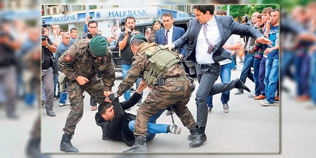 tekmelenen madenciye şimdi de 6 yıl hapis istemi dayak yiyene para cezası tekme atana ise...