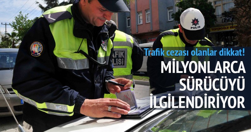 Trafik yönetmeliğindeki taksit uygulaması Trafik cezaları 1'i peşin 4 taksit halinde 