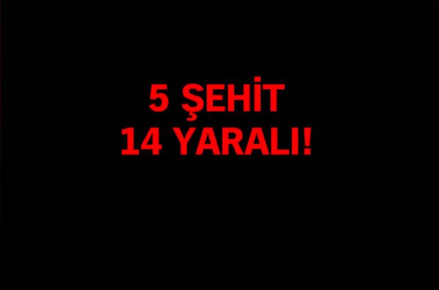 PKK'lılar tarafından yola önceden döşenen el yapımı patlayıcı 4 şehit