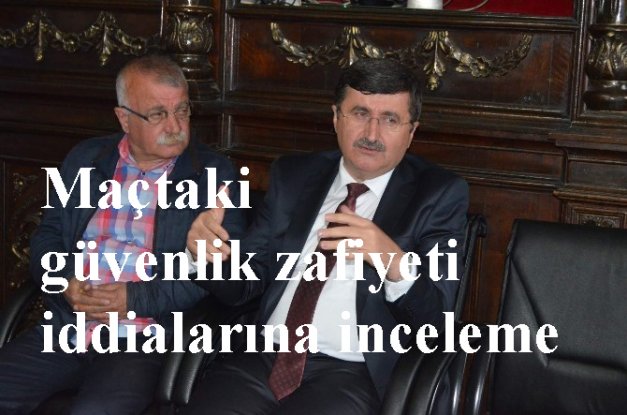 Trabzon Valisi Öz, Güvenlik zafiyeti iddialarına ilişkin 