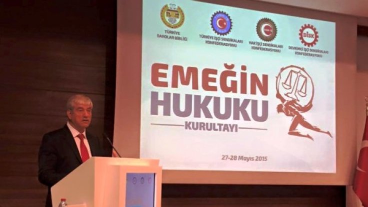 DİSK Genel Başkanı Kani Beko’nun, Türkiye Barolar Birliği Hukuku Kurultayı”nda 