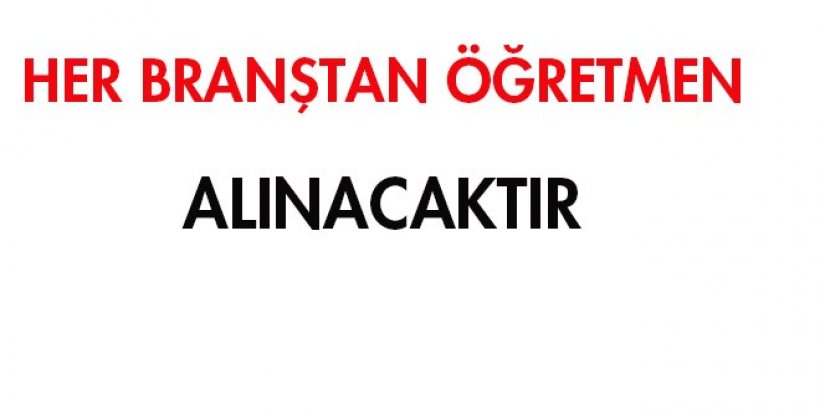 Yeni Açılacak Özel Öğretim Kursumuza Öğretmen Alım İlanı