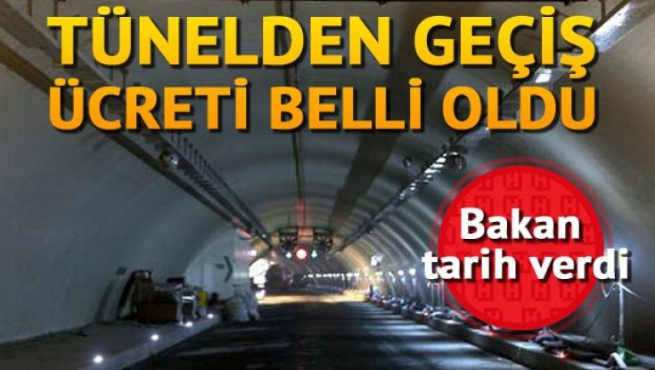 Avrasya Tüneli'nden geçiş ücreti belli oldu