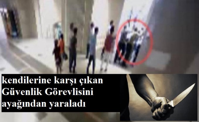 Metroya bedava binmek isteyen kendilerine karşı çıkan güvenlik görevlisini ayağından yaraladı