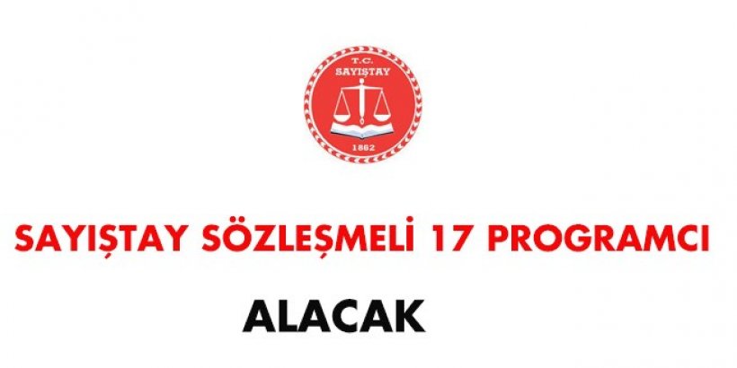 Sayıştay Sözleşmeli Programcı Alım İlanı