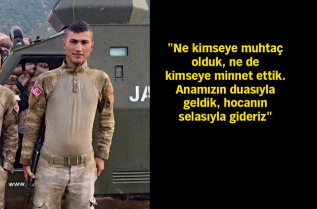 Jandarma Komando er Eyüp Hacıoğlu'nun son paylaşımı yürekleri dağladı