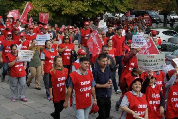 ODTÜ'de ihale öncesi taşeron işçilerden uyarı