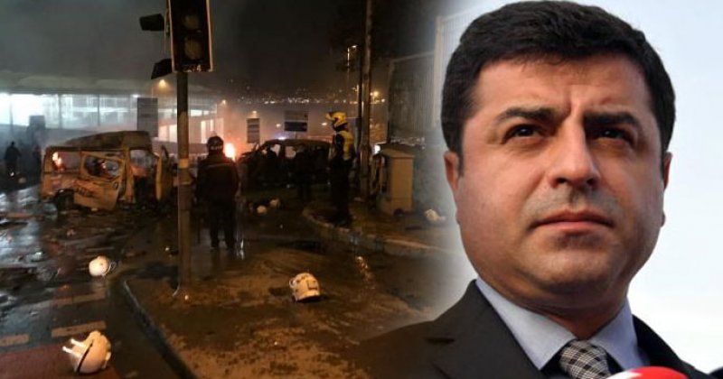 Demirtaş'tan Beşiktaş'taki terör saldırılarıyla ilgili mesaj