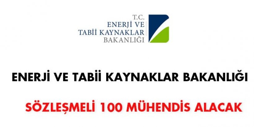 Enerji Bakanlığı Sözleşmeli Personel Alım İlanı