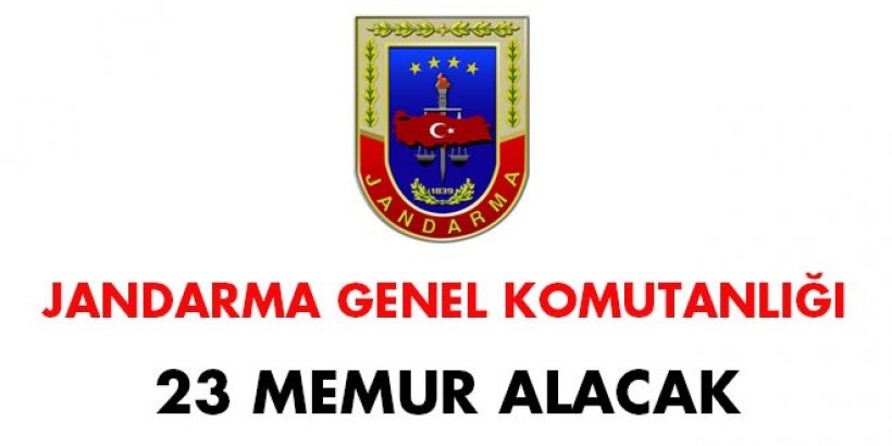 Jandarma Genel Kom. Sivil Memur Alım İlanı