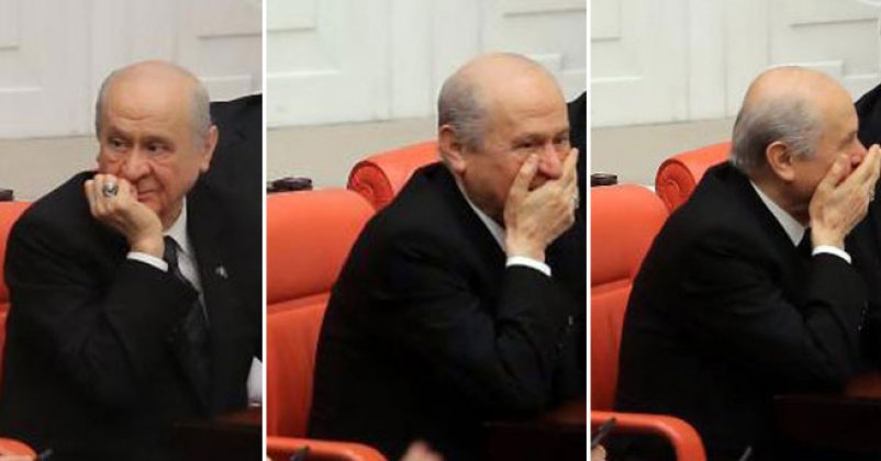 Bahçeli'nin o tartışma sırasındaki tepkisi böyle oldu