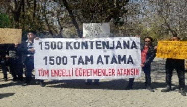 Engelli Öğretmenler atama istedi