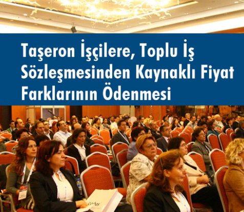 Toplu iş sözleşmesinden kaynaklanan fiyat farklarının  Hesaplanması ve ödenmesi