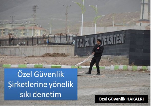  özel güvenlik görevlilerin bulunduğu kontrol noktasının üzerindeki saclar uçtu