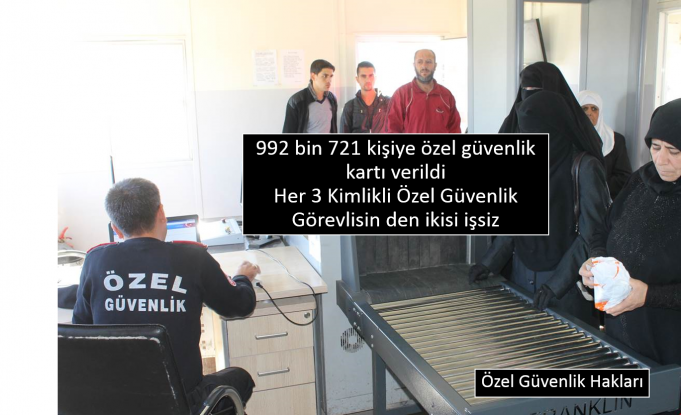 Özel güvenlik personeli sayısı, polis sayısını geçti