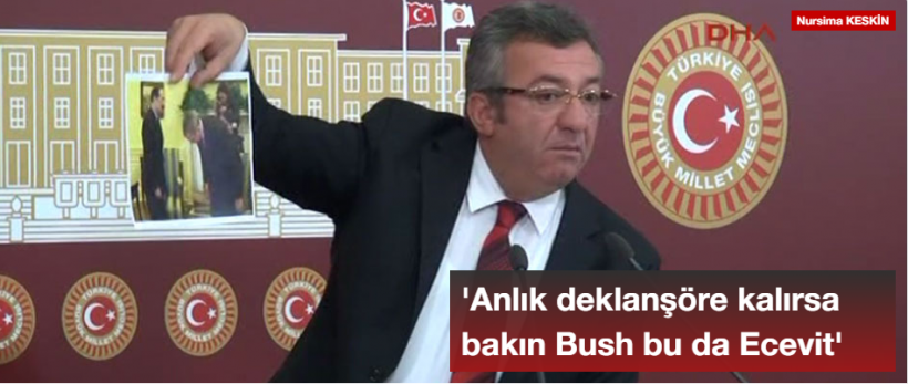 Anlık deklanşöre kalırsa bakın Bush bu da Ecevit