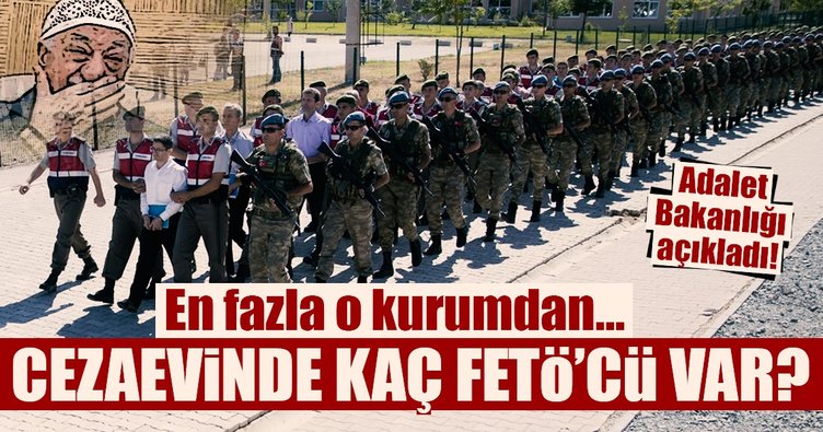 Cezaevlerinde ne kadar FETÖ'cü tutuklu var?