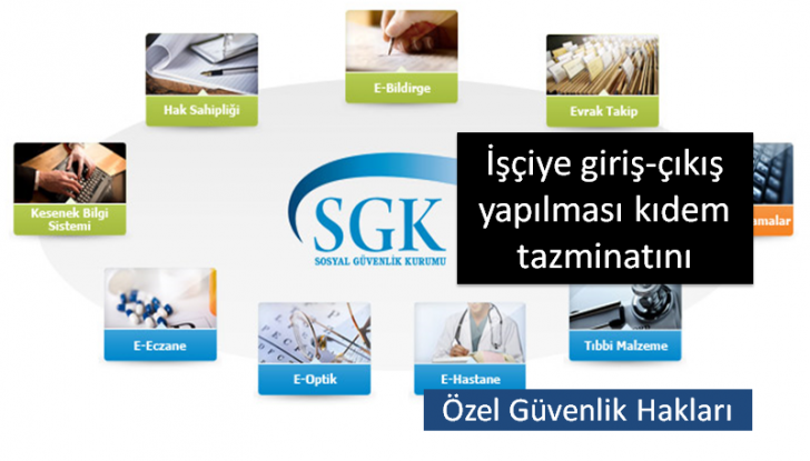 İşçiye sgk kayıtlarında giriş-çıkış yapılması kıdem tazminatını sıfırlama hakkını vermez.İşçi hak kaybına uğramaz