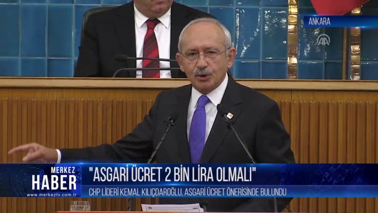 Kılıçdaroğlu: Asgari ücret 2 bin TL olsun