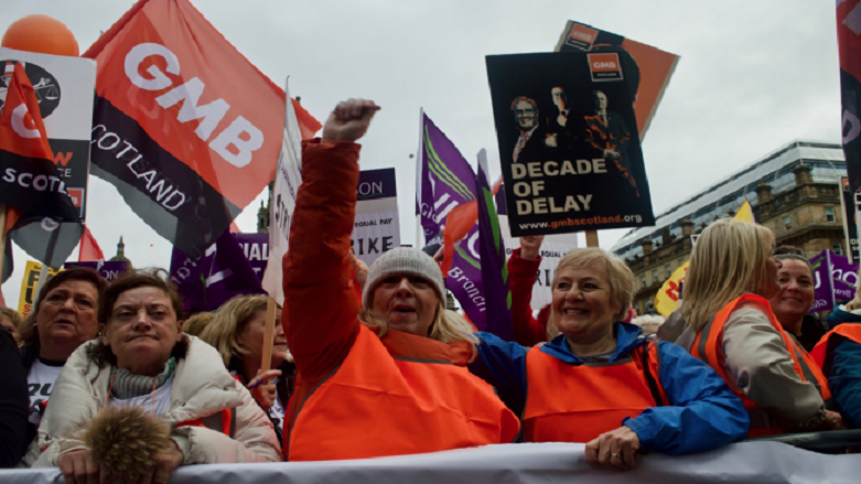 İskoç kadınlardan genel grev