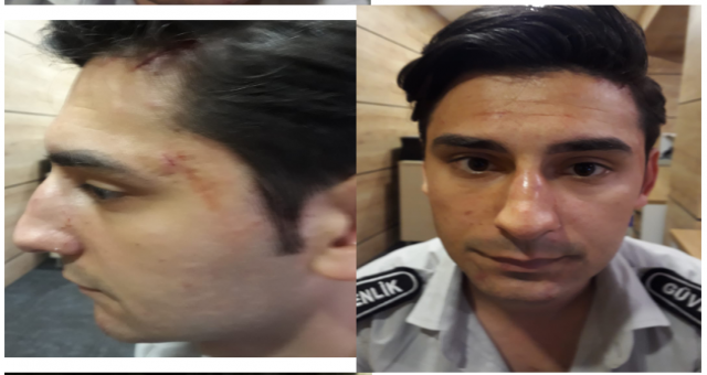 KTÜ Tıp Fakültesinde polis ve güvenlik arasında arbede