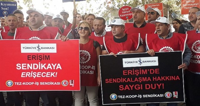 Erişim Çağrı Merkezi’nde sendikal çalışmaya baskı ve engellemelere protesto