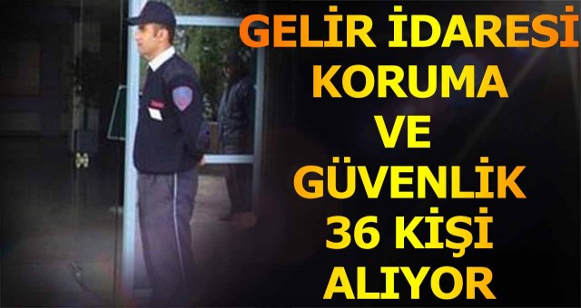 GİB mülakatsız 36 güvenlik görevlisi alımı devam ediyor