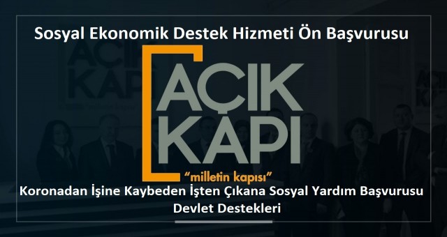 Açıkkapı Para ve gıda yardımı başvuru sorgulama nasıl yapılır?