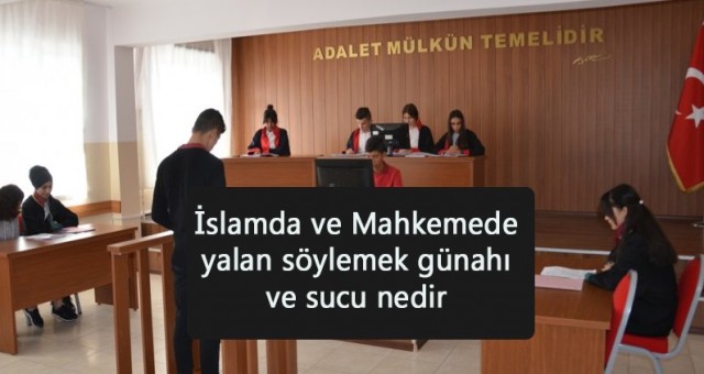 İSLAMDA YEMİNLİ TANIKLIK ETMENİN HUKUKTAKİ CEZASI NEDİR?