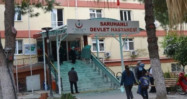 Saruhanlı Devlet Hastanesi'nin poliklinikleri koronavirüs nedeniyle kapatıldı