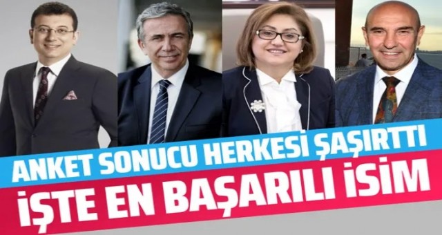 PİAR Araştırma Şirketi'nden bomba anket! İşte en başarılı belediye başkanı