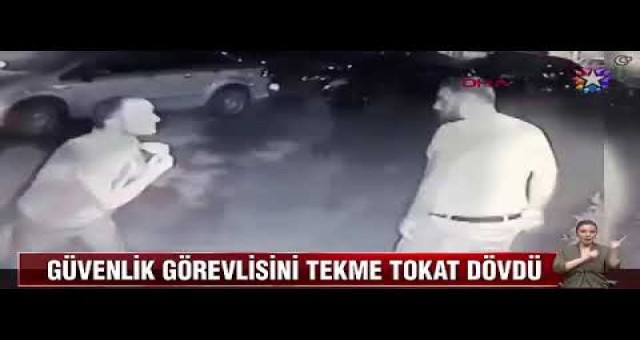 Büyükçekmece'de güvenlik görevlisine feci dayak