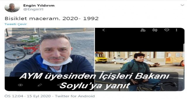 AYM üyesinden İçişleri Bakanı Soylu’ya yanıt