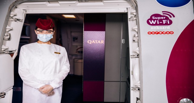 Qatar Airways Asya'da Yüksek Hızlı İnternet Sunan En Büyük Filoya Sahip