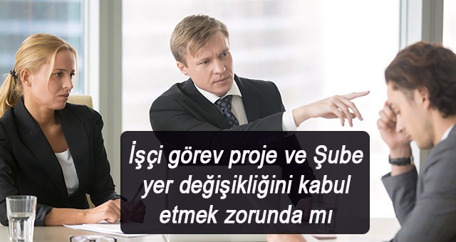 Özel Güvenlik ve Diğer işçilerin proje yeri değişikliği için Örnek ihtarname