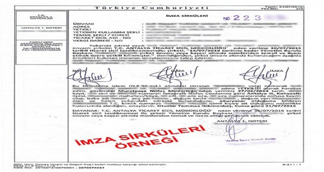 Ticaret Bakanlığı bazı iş ve işlemlerde imza sirküleri şartını kaldırdı