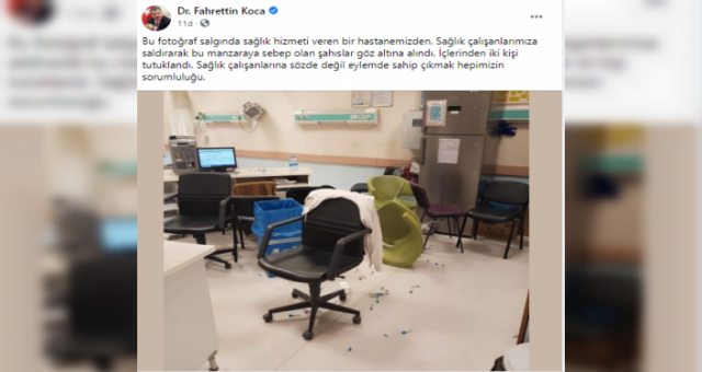 Sağlık çalışanlarına sahip çıkmak hepimizin sorumluluğu