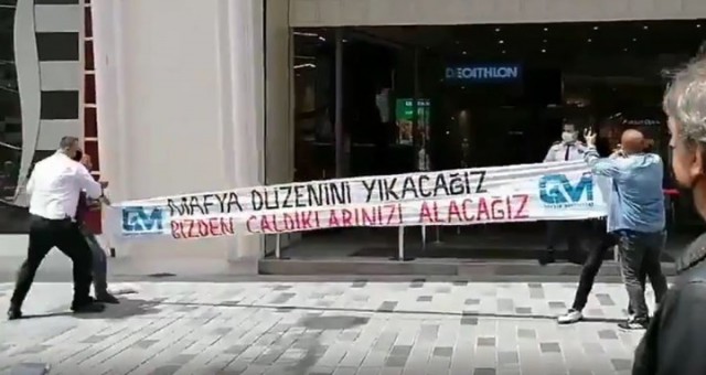 Özel güvenliklerin ‘yardımı’ ile gözaltına alındı