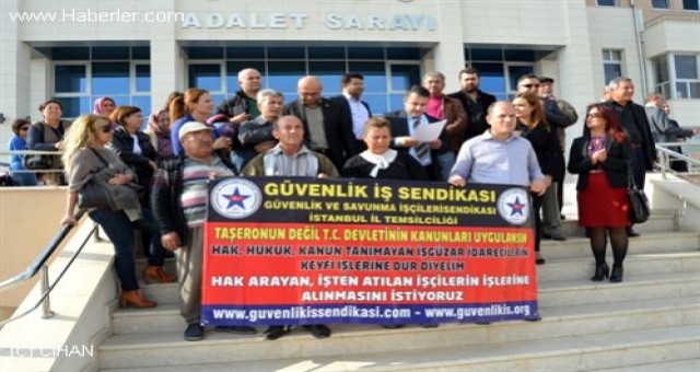 Mersin'de Hastane Bahçesinde Eylem Yapan İşçiye Destek